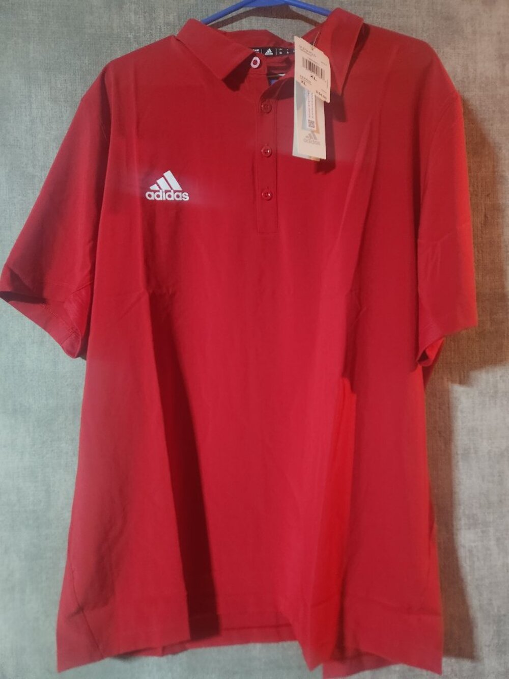Adidas M STM Polo Red Men's XL NWT HH7414